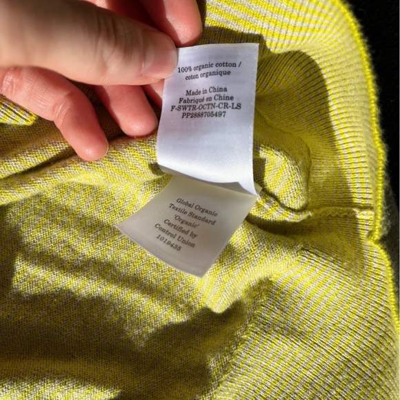 Everlane The Organic Cotton Crewneck Striped Sweater - Picture 4 of 11